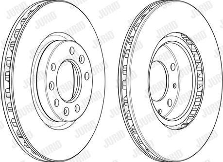 Jurid 562991JC-1 - Brake Disc autospares.lv