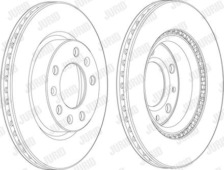 Jurid 562993JC-1 - Brake Disc autospares.lv