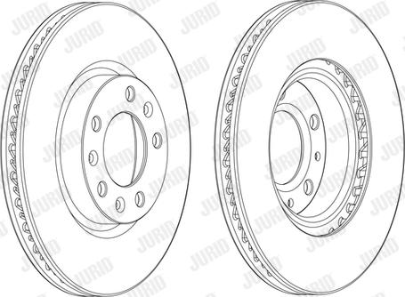 Jurid 562992JC - Brake Disc autospares.lv