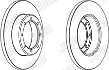 Jurid 562941JC - Brake Disc autospares.lv