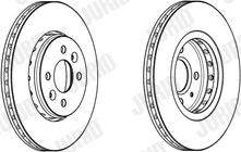 Jurid 562959JC-1 - Brake Disc autospares.lv