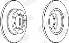 Jurid 562968JC-1 - Brake Disc autospares.lv