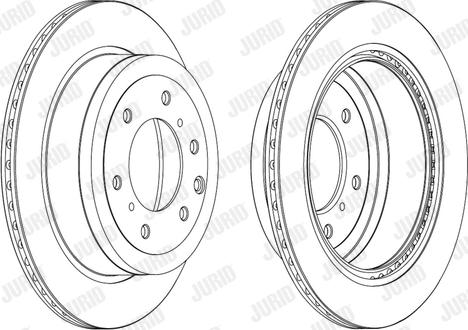 Jurid 562914JC-1 - Brake Disc autospares.lv