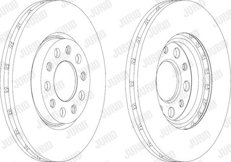 Jurid 562916JC - Brake Disc autospares.lv