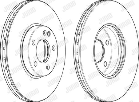 Jurid 562989JC-1 - Brake Disc autospares.lv