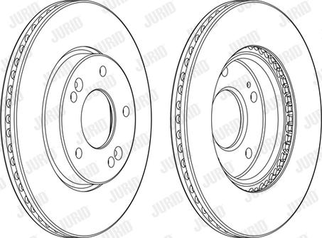 Jurid 562986JC-1 - Brake Disc autospares.lv