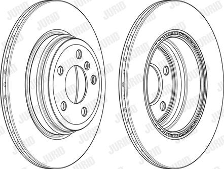 Jurid 562980JC-1 - Brake Disc autospares.lv