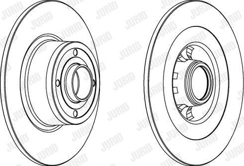 Jurid 562935JC-1 - Brake Disc autospares.lv