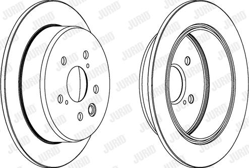 Jurid 562920JC - Brake Disc autospares.lv