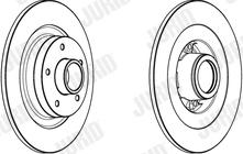 Jurid 562974J-1 - Brake Disc autospares.lv