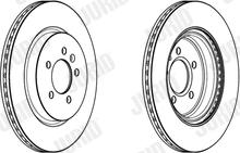 Jurid 562975JC-1 - Brake Disc autospares.lv