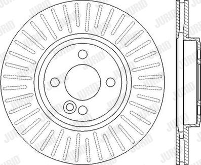 Jurid 562444JC-1 - Brake Disc autospares.lv