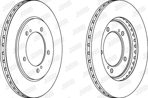 Jurid 562445JC-1 - Brake Disc autospares.lv