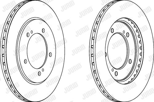 Jurid 562445J - Brake Disc autospares.lv