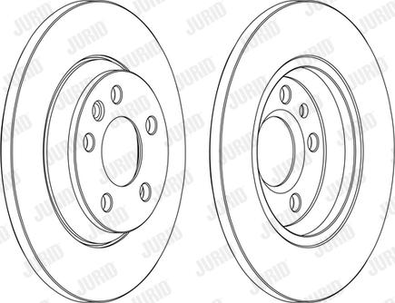 Jurid 562448J - Brake Disc autospares.lv