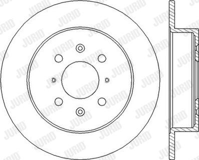 Jurid 562447J - Brake Disc autospares.lv