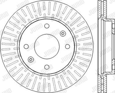 Jurid 562459J-1 - Brake Disc autospares.lv