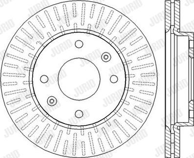 Jurid 562459JC - Brake Disc autospares.lv