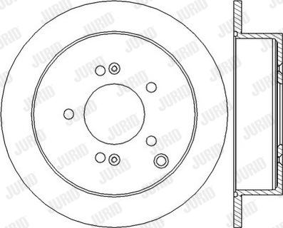 Jurid 562454J - Brake Disc autospares.lv