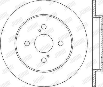 Jurid 562451J - Brake Disc autospares.lv