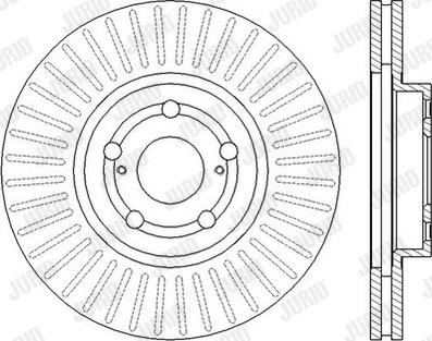 Jurid 562453J - Brake Disc autospares.lv