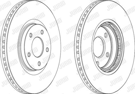 Jurid 562465JC-1 - Brake Disc autospares.lv