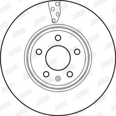 Jurid 562466J - Brake Disc autospares.lv