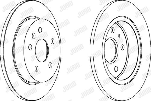 Jurid 562461JC-1 - Brake Disc autospares.lv