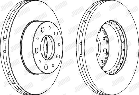 Jurid 562468JC - Brake Disc autospares.lv