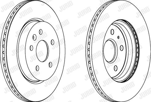 Jurid 562463JC - Brake Disc autospares.lv