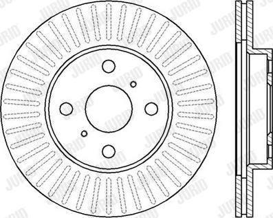 Jurid 562409J - Brake Disc autospares.lv