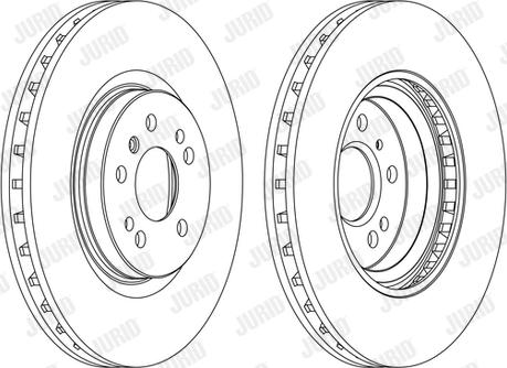 Jurid 562403J - Brake Disc autospares.lv