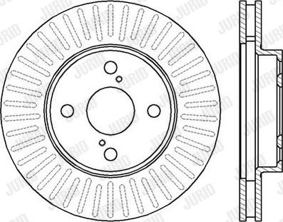 Jurid 562414J - Brake Disc autospares.lv