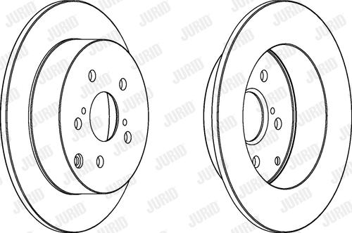 Jurid 562415JC-1 - Brake Disc autospares.lv