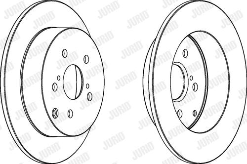 Jurid 562415J - Brake Disc autospares.lv