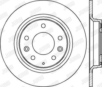 Jurid 562416JC - Brake Disc autospares.lv