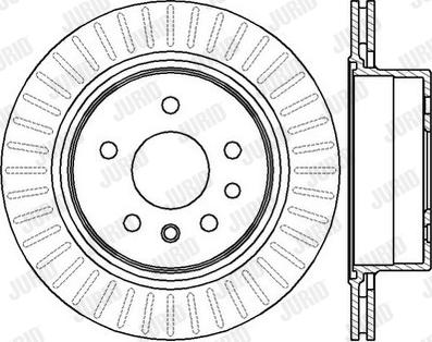 Jurid 562413J - Brake Disc autospares.lv