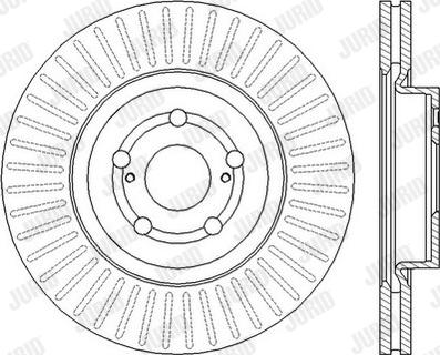 Jurid 562439JC-1 - Brake Disc autospares.lv