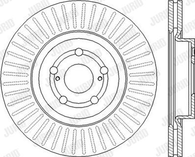 Jurid 562439J - Brake Disc autospares.lv