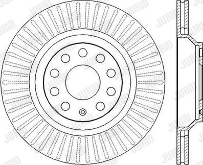 Jurid 562432J - Brake Disc autospares.lv