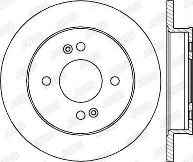 Jurid 562429JC-1 - Brake Disc autospares.lv