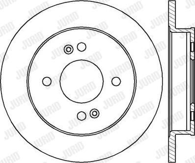 Jurid 562429J - Brake Disc autospares.lv