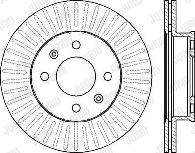 Jurid 562425JC-1 - Brake Disc autospares.lv