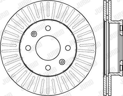 Jurid 562425J - Brake Disc autospares.lv