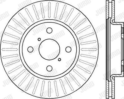 Jurid 562421JC-1 - Brake Disc autospares.lv