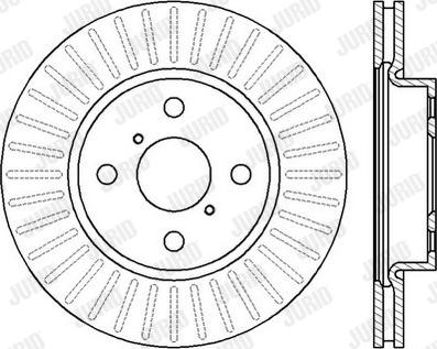 Jurid 562421J - Brake Disc autospares.lv