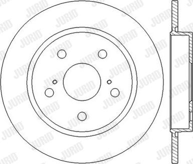 Jurid 562599JC-1 - Brake Disc autospares.lv