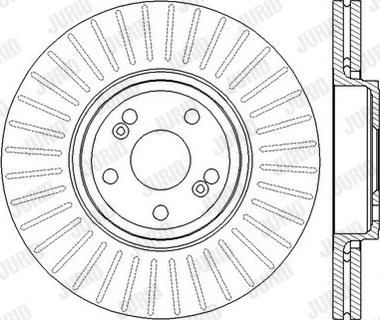 Jurid 562594JC - Brake Disc autospares.lv