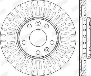 Jurid 562595JC - Brake Disc autospares.lv