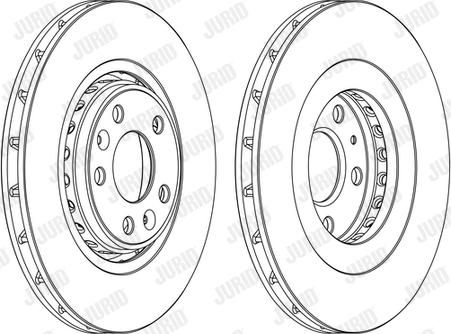 Jurid 562596JC - Brake Disc autospares.lv